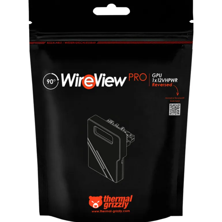 Accesorio Thermal Grizzly WireView 90 Pro Medidor Temperatura GPU 1x12VHPWR Reverse