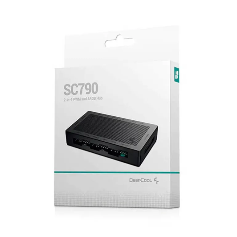Adaptador DeepCool SC790 Hub PWM y ARGB para Ventiladores