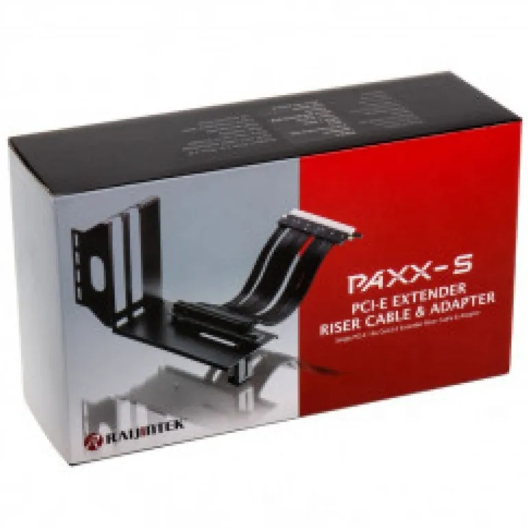 Adaptador Raijintek PAXX-S PCIe x16 Riser Cable + PCI-Slot - Adaptador