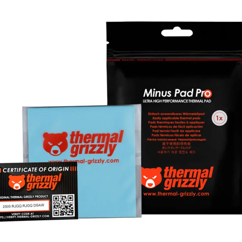 Almohadilla Térmica Thermal Grizzly Minus Pad Pro 100 x 100 x 0,5 mm