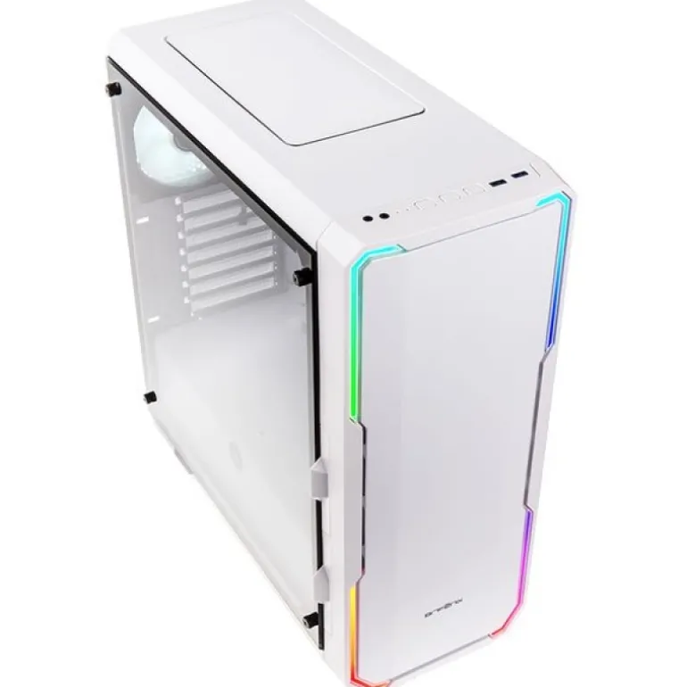 BitFenix Enso RGB Cristal Templado Blanco - Caja/Torre