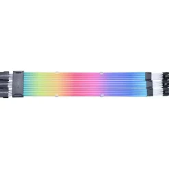 Cable Extensión  Lian Li Strimer Wireless ARGB 3 x 8 Pines Para GPU Blanco
