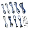 CableMod Classic ModMesh C-Series Corsair AXi, HXi & R Blanco/Azul - Kit Cables