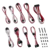 CableMod Classic ModMesh RT-Series Asus / Seasonic Blanco/Rojo - Kit Cables