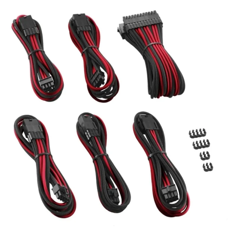 CableMod PRO ModMesh Extensión Negro/Rojo - Kit Cables