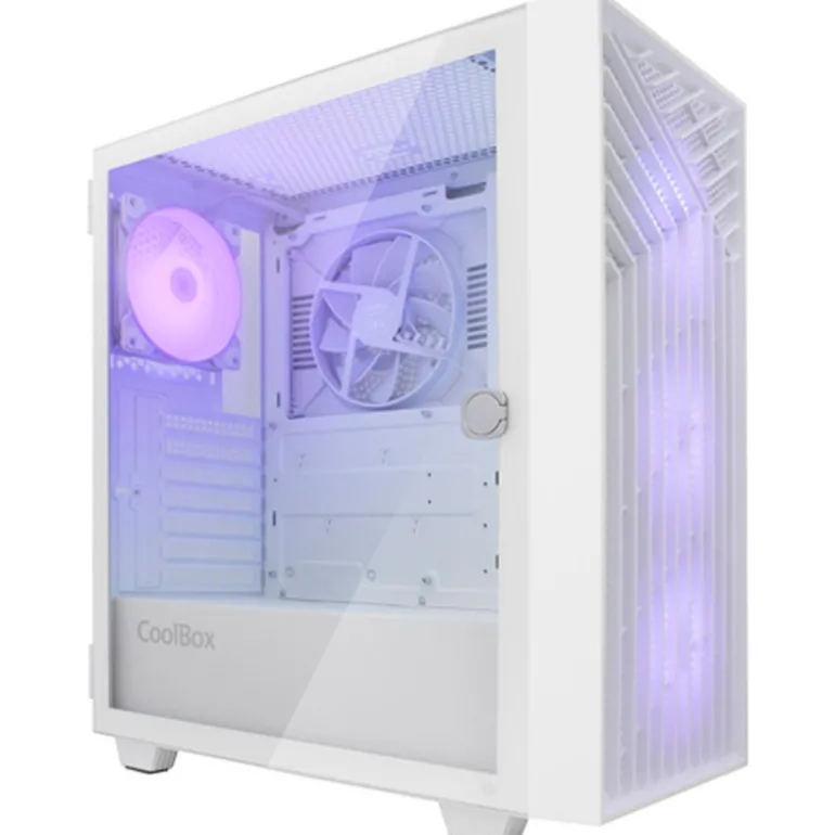 Caja/Torre Coolbox GA300 GRIDLINE ARGB Blanca