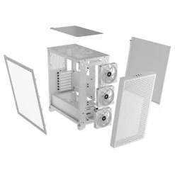 Caja/Torre Corsair 3000D RGB Airflow Blanco