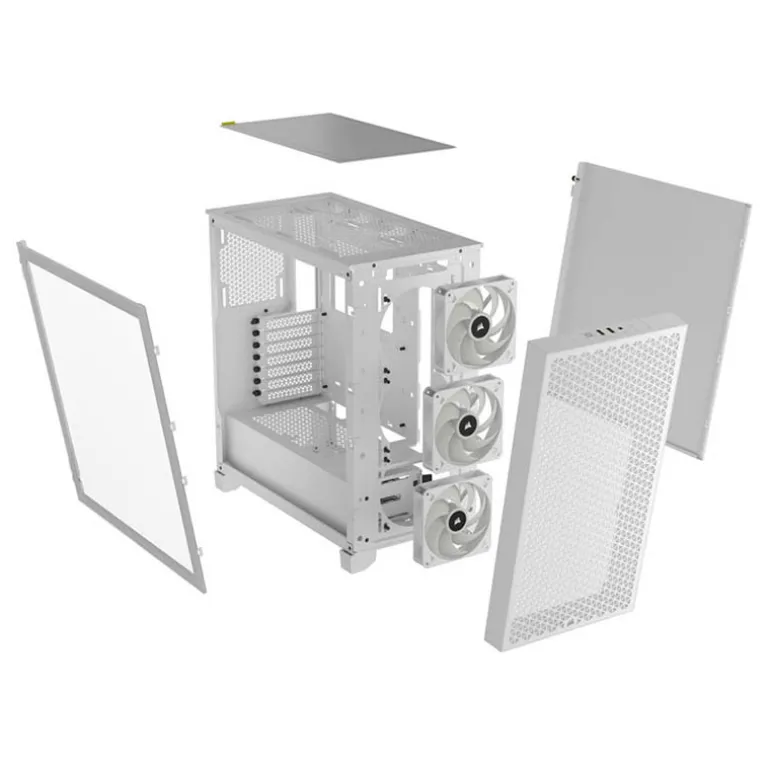 Caja/Torre Corsair 3000D RGB Airflow Blanco