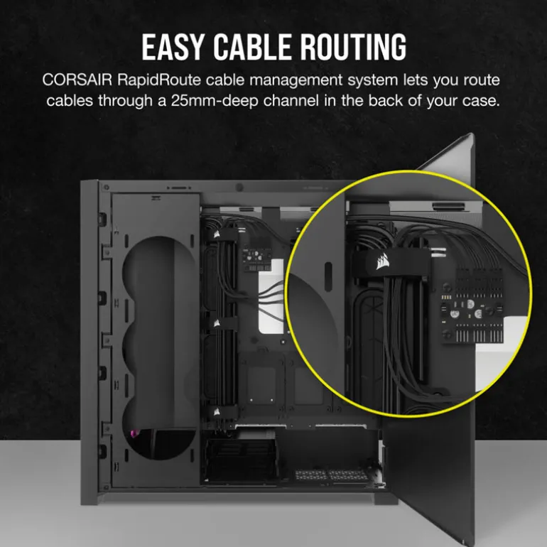 Caja/Torre Corsair iCue 5000D RGB Airflow Negro