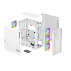 Caja/Torre DeepCool CH560 Digital Mesh Blanco
