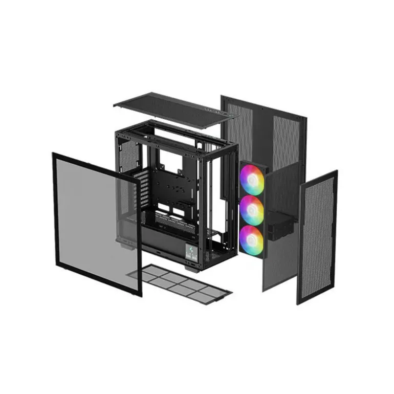 Caja/Torre DeepCool Morpheus Digital Mesh Negro