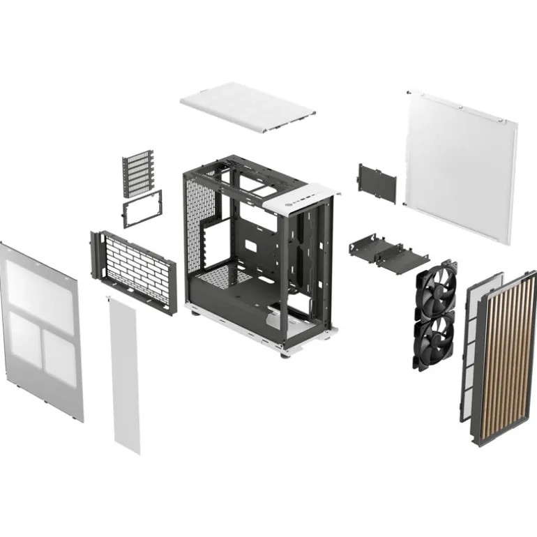 Caja/Torre Fractal Design North Blanco