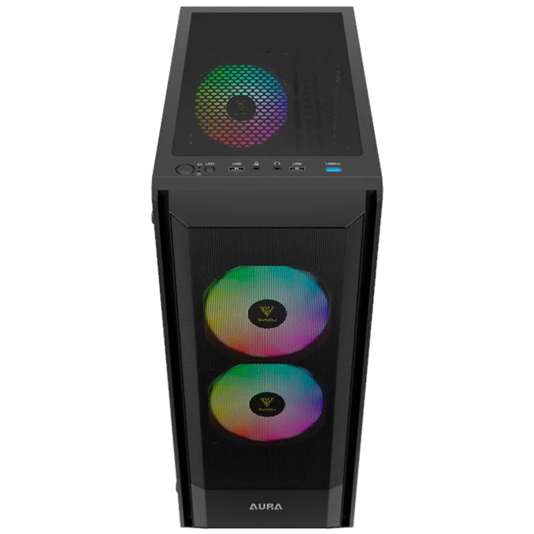 Caja/Torre Gamdias Aura GC6 Elite ARGB Negro