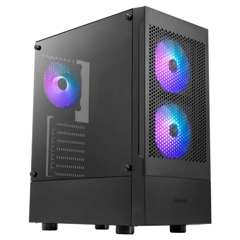 Caja/Torre Gamdias Talos E3 Mesh Negro