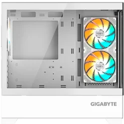 Caja/Torre Gigabyte C201 Panoramic ICE RGB Blanco
