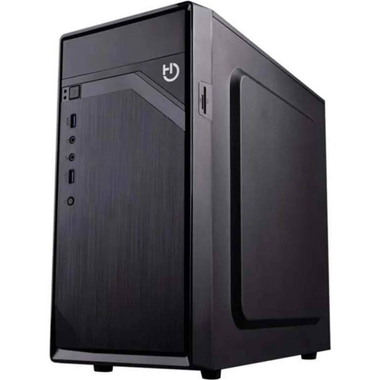 Caja/Torre Hiditec Q2 Pro + Fuente 500W Negro