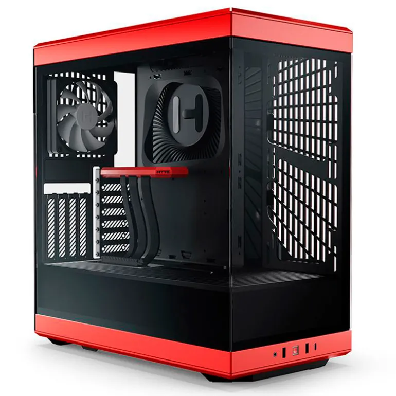 Caja/Torre Hyte Y40 Rojo