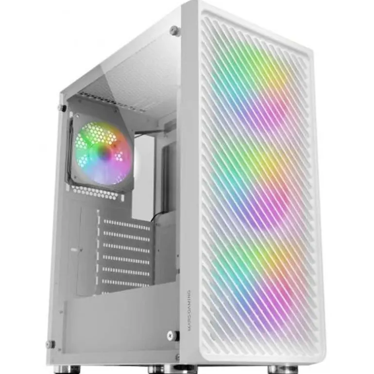 Caja/Torre Mars Gaming MC-F Mesh Blanco