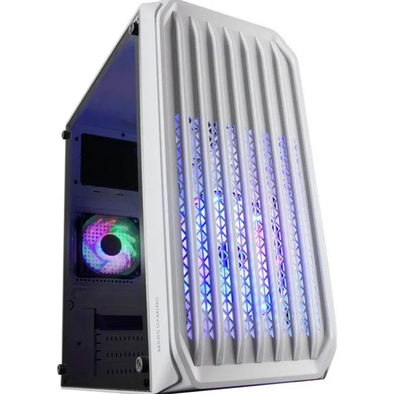 Caja/Torre Mars Gaming MC-S2 FRGB Blanco