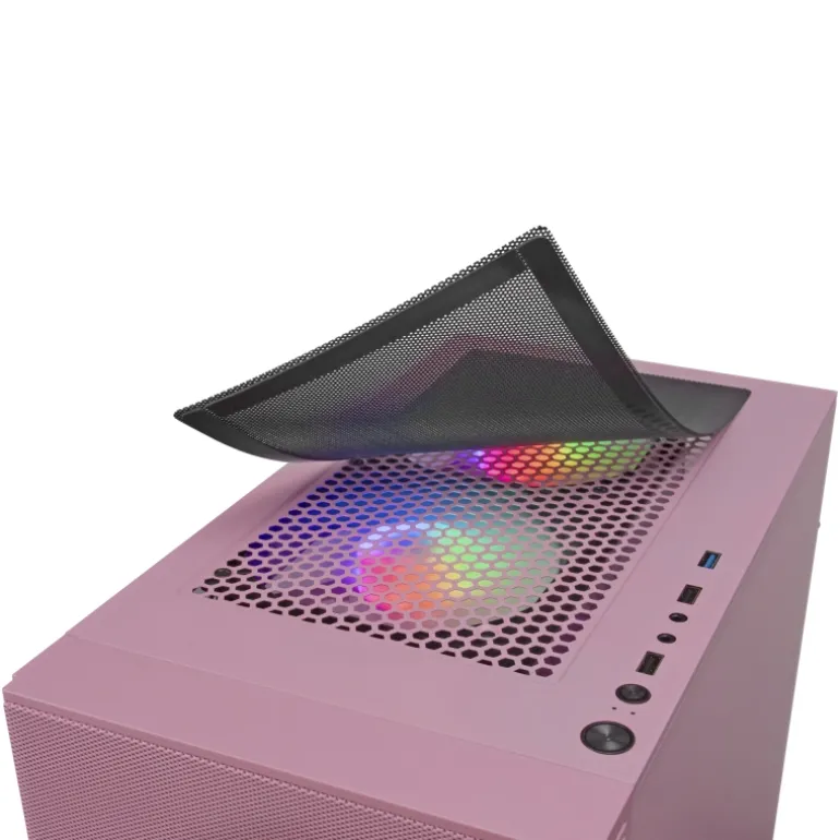Caja/Torre Mars Gaming MCZ Premium Rosa
