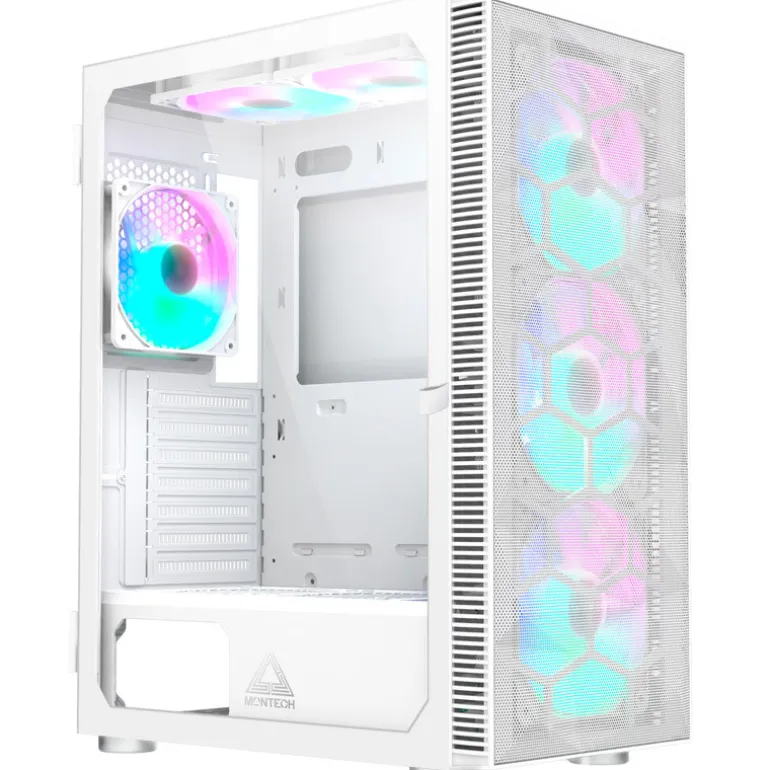 Caja/Torre Montech X3 Mesh Blanco