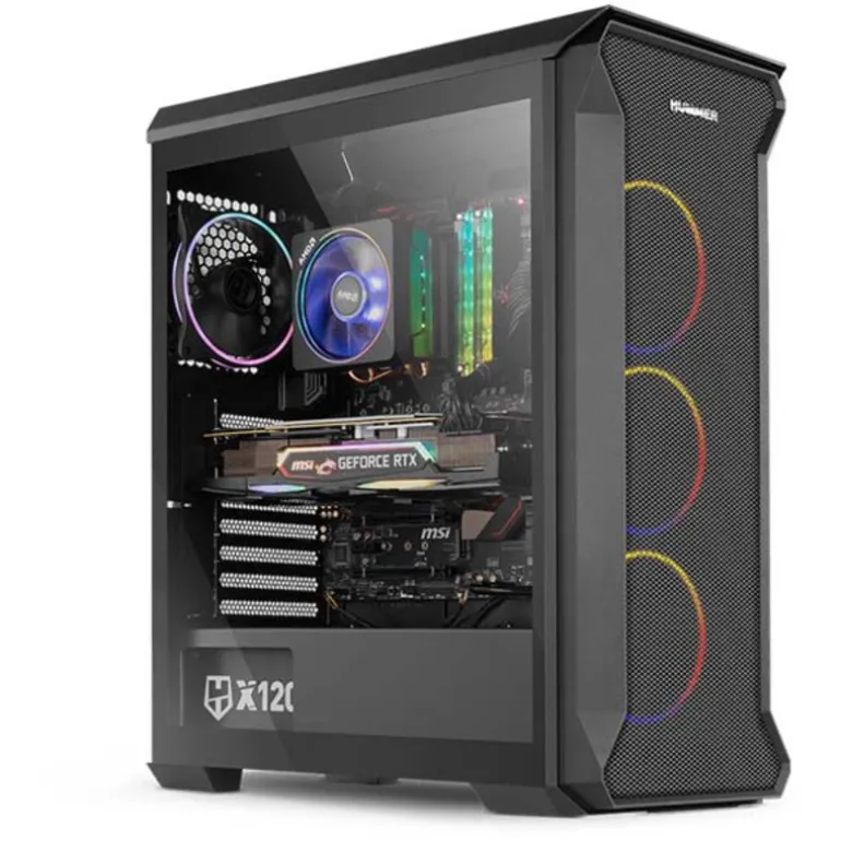 Caja/Torre Nox Hummer Quantum Cristal Templado
