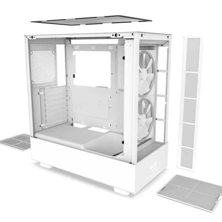 Caja/Torre NZXT H5 Elite Blanco