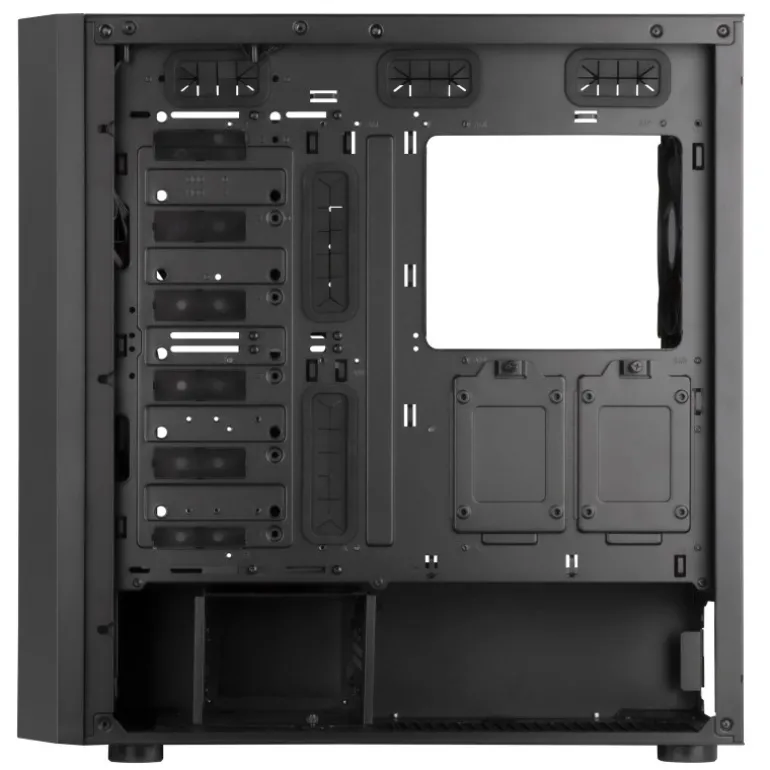 Caja/Torre SilverStone Seta H1 Mesh ARGB Negro