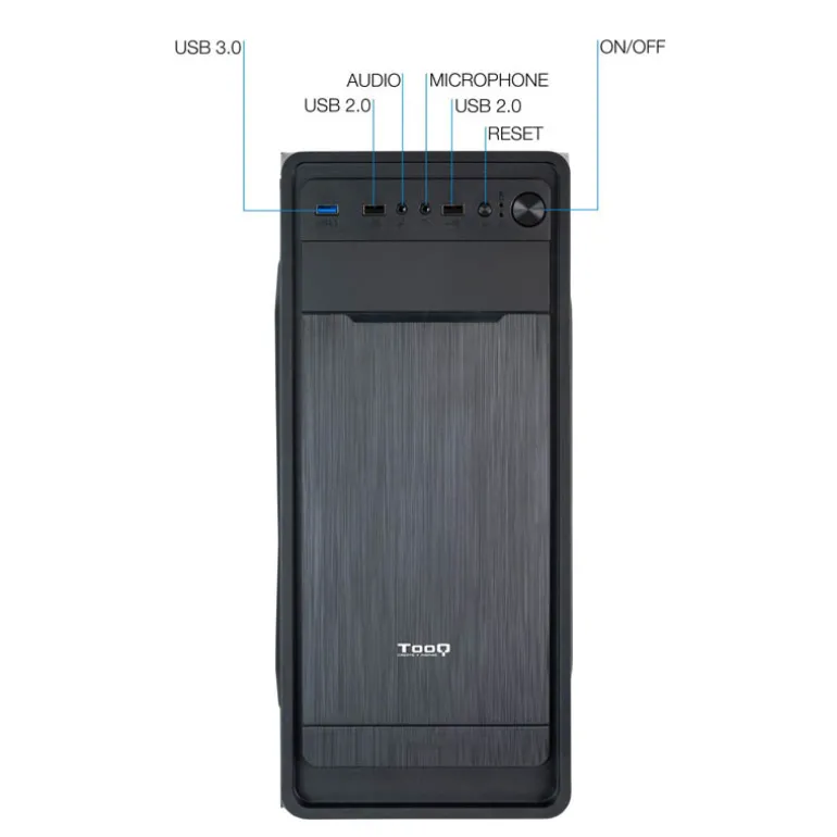 Caja/Torre Tooq TQC-5701U3C-B Negro