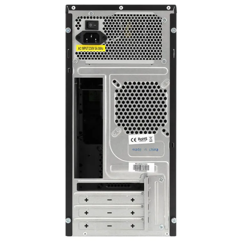 Caja/Torre UNYKAch Dark Shadow Negro + Fuente 500W
