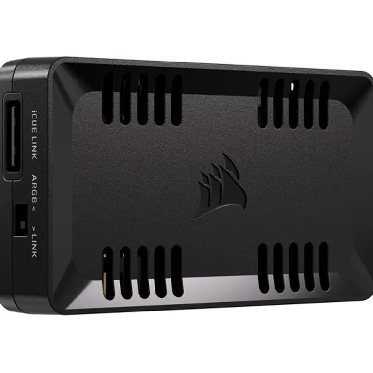 Controlador Corsair Commander Duo Iluminación Y Ventiladores iCUE LINK Y PWM ARGB Negro