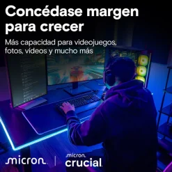 Disco Duro M.2 Crucial T710 2TB PCIe Gen5 x4 NVMe SSD