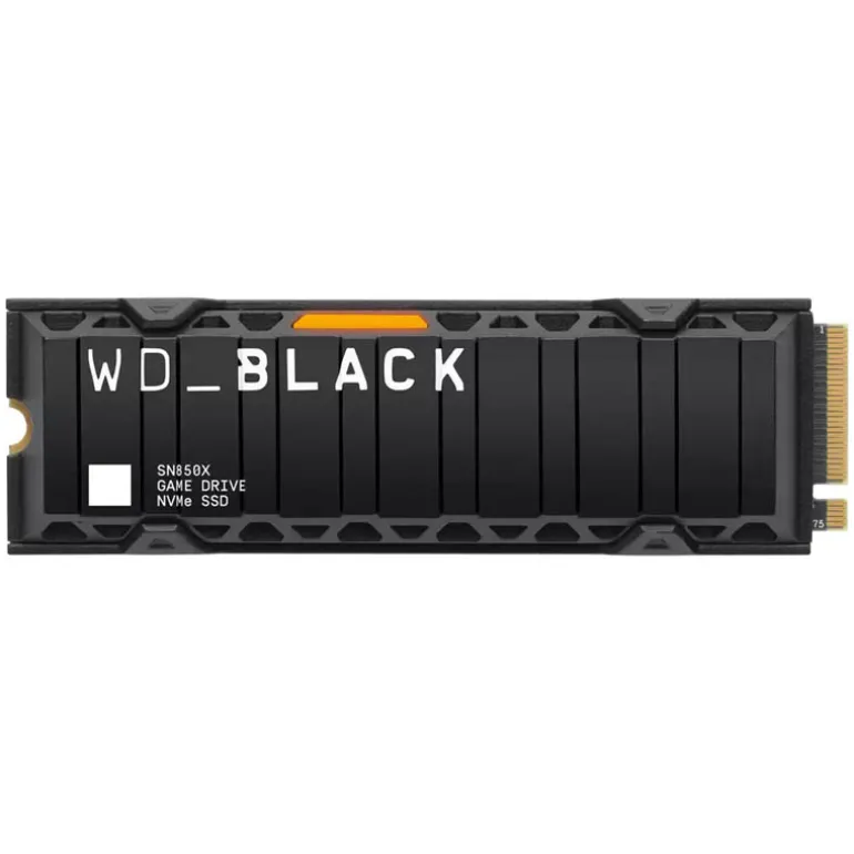 Disco Duro M.2 Western Digital Black SN850X 2TB con Heatsink NVMe PCIe Gen4