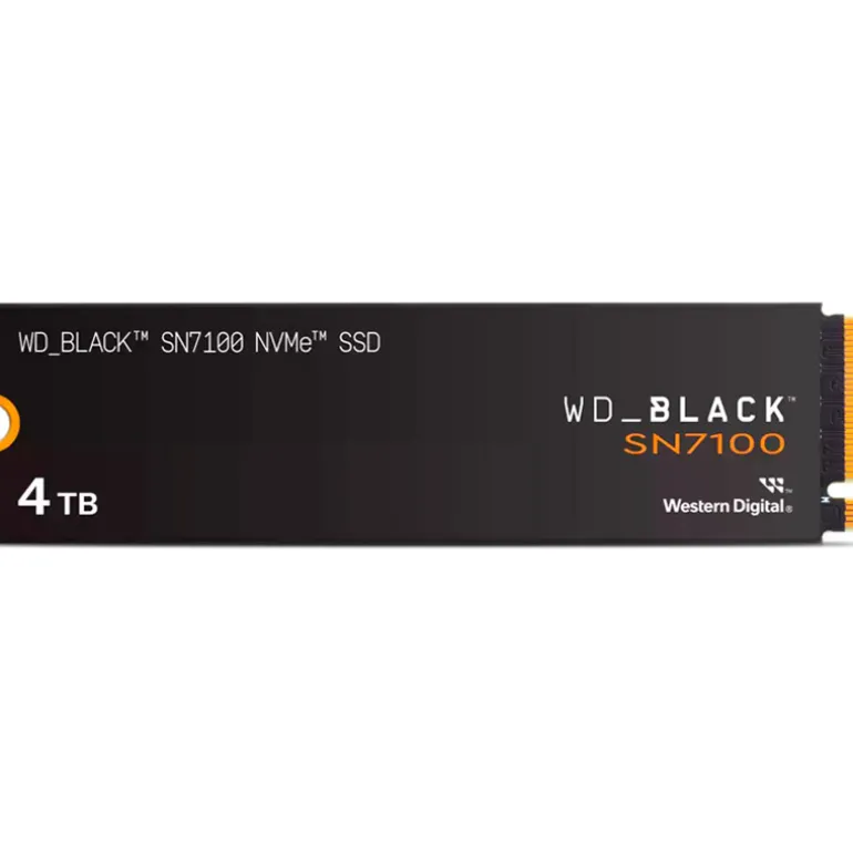 Disco Duro M.2 Western Digital Black SN7100 4TB PCIe Gen4 x4 NVMe SSD