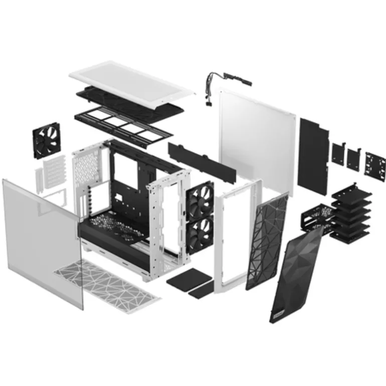 Fractal Design Meshify 2 White Clear Cristal Templado - Caja/Torre