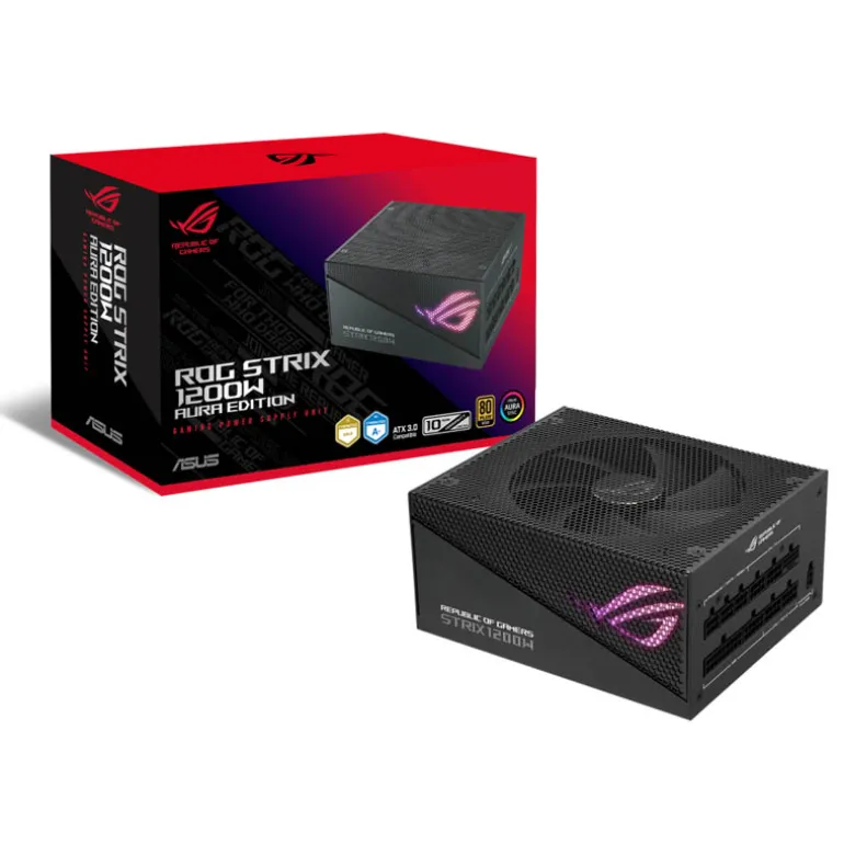 Fuente/PSU Asus ROG Strix Aura 1200G 80 Plus Gold 1200W ATX 3.0 Modular
