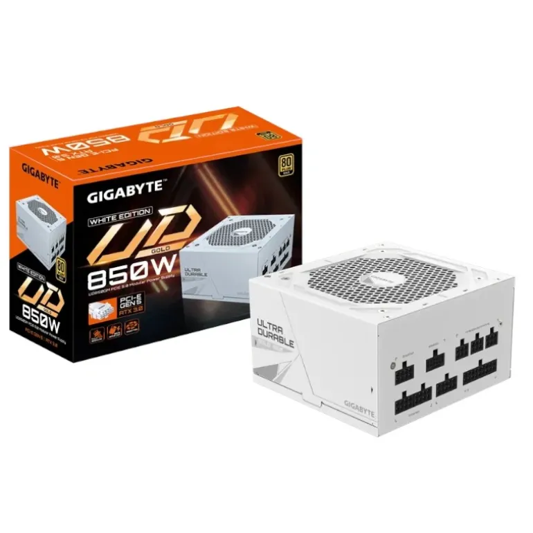 Fuente/PSU Gigabyte UD850GM PG5W 80 Plus Gold 850W ATX 3.0 PCIE 5.0 Modular