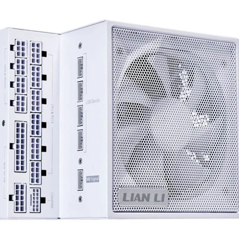 Fuente/PSU Lian Li Edge EDGE1000 80 Plus Platinum 1000W ATX 3.1 PCIE 5.1 Modular Blanco