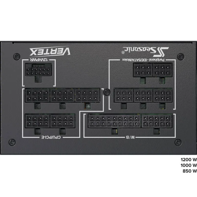 Fuente/PSU Seasonic Vertex GX-1000 80 Plus Gold 1000W ATX 3.0 PCIe 5.0 Modular