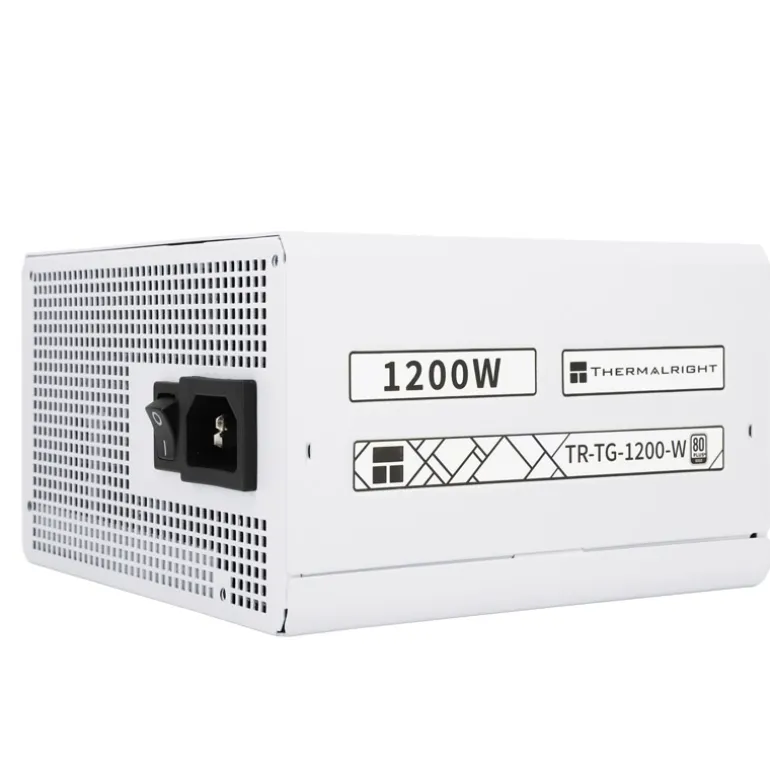Fuente/PSU ThermalRight TR-TG 1200-W 80 Plus Gold 1200W ATX 3.0 PCIE 5.0 Modular Blanco