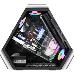 Jonsbo TR03-G Silver Cristal Templado - Caja/Torre