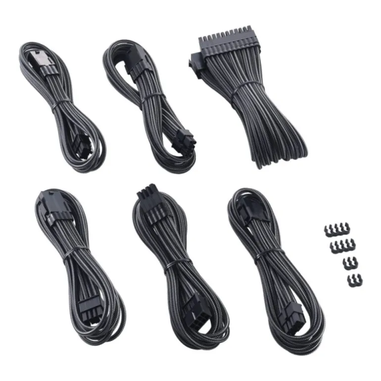 Kit Cables CableMod PRO ModMesh Extensión Carbón