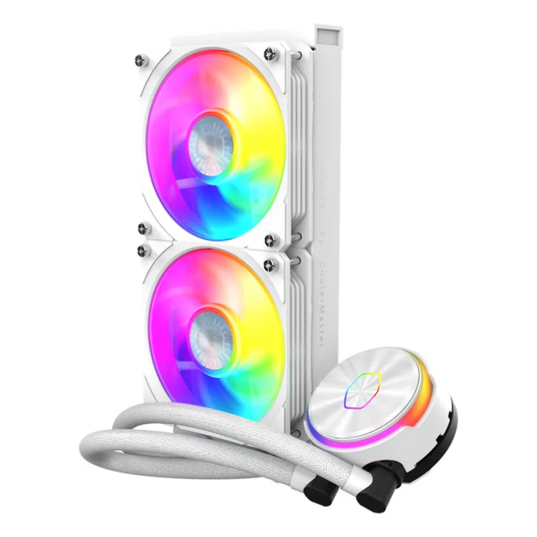 Kit Refrigeración Líquida Cooler Master MasterLiquid ARGB PL240 Flux White Edition