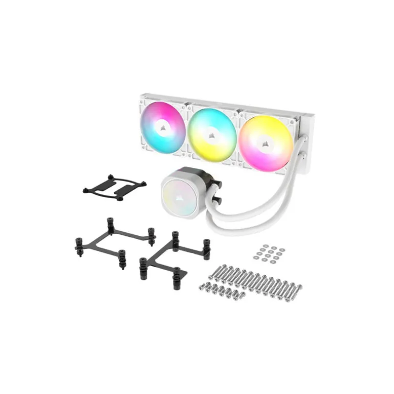 Kit Refrigeración Líquida Corsair iCUE NAUTILUS ARGB 360 RS Blanco