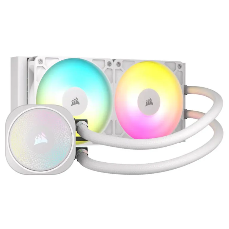 Kit Refrigeración Líquida Corsair iCUE NAUTILUS ARGB 240 RS Blanco