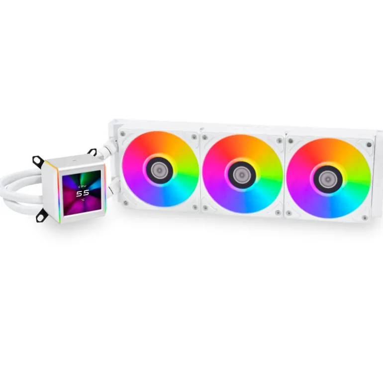 Kit Refrigeración Líquida Lian Li Galahad II 360 ARGB LCD Blanco