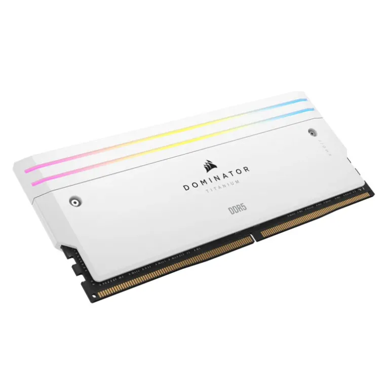 Memoria DDR5 Corsair Dominator Titanium 32GB 2x16GB 7000MHz CL34 XMP 3.0 Blanco