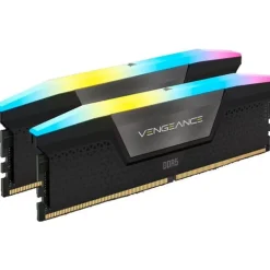 Memoria DDR5 Corsair Vengeance RGB 96GB 2x48GB 5200MHz CL38 XMP Negro