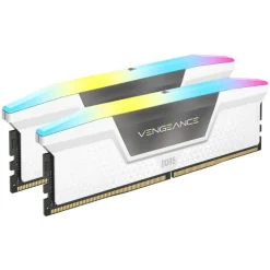 Memoria DDR5 Corsair Vengeance RGB 32GB 2x16GB 6400MHz CL36 Blanco