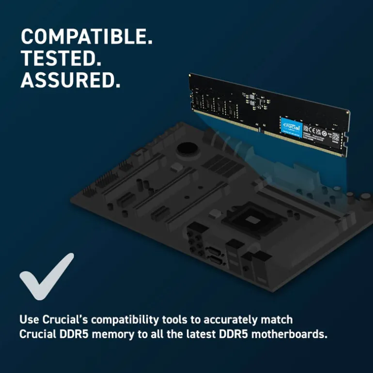 Memoria DDR5 Crucial CT2K16G56C46U5 32GB 2x16GB 5600MHz CL46 XMP
